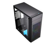 GEMBIRD Midi Tower Fornax M100RGB ATX wentylatory RGB Czarna CCC-FC-M100RGB - 1184606 - zdjęcie 5
